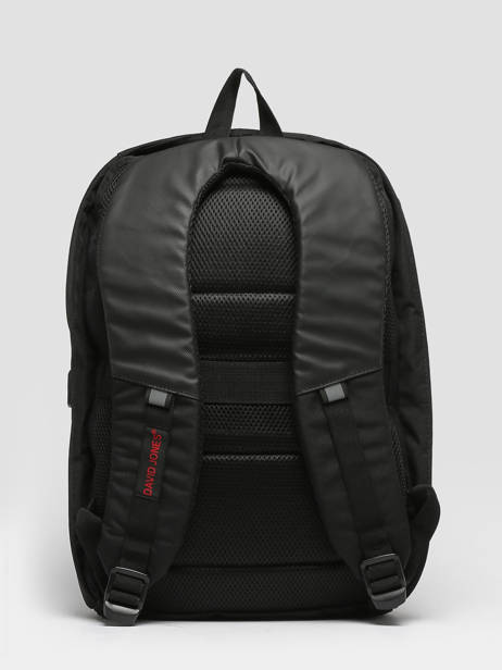 Sac Ã  Dos Business Avec Port Usb David jones Noir business PC033A vue secondaire 3