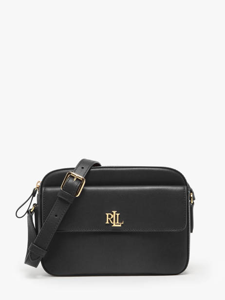 Sac BandouliÃ¨re Dryden Cuir Lauren ralph lauren Noir dryden 31926645