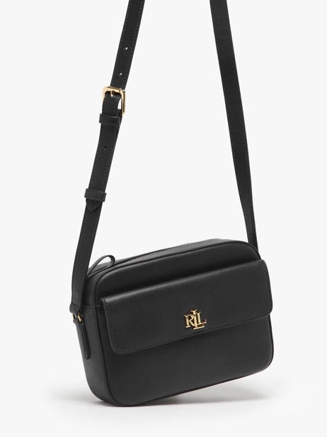 Sac BandouliÃ¨re Dryden Cuir Lauren ralph lauren Noir dryden 31926645 vue secondaire 2