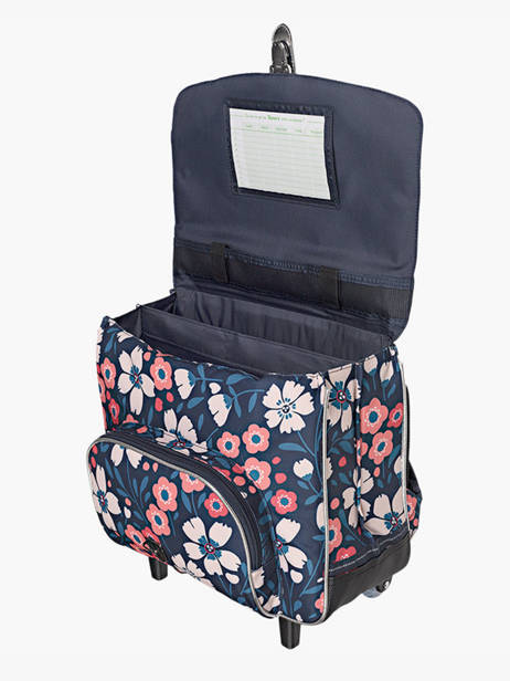 Cartable Ã  Roulettes 2 Compartiments Tann's Multicolore les fantaisies f 42262 vue secondaire 2