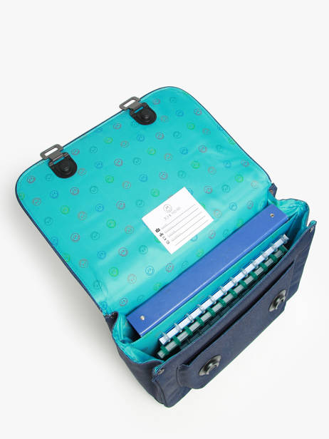 2-compartment It Bag Midi Satchel Jeune premier Blue daydream boys B other view 3