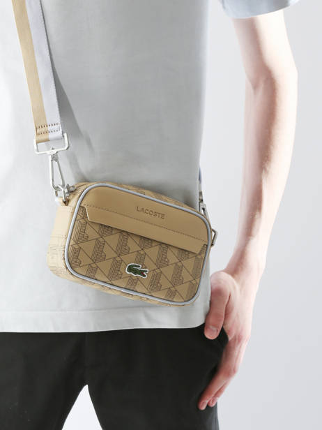 Crossbody Bag Lacoste Beige the blend NH4526BG other view 1