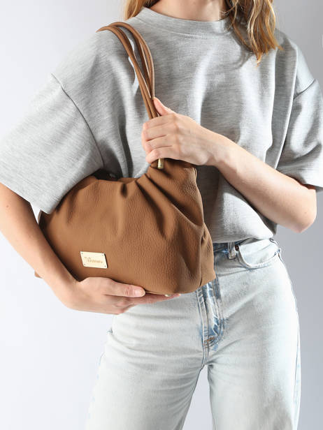 Sac Porté épaule Muscari Woomen Marron muscari WMUS09 vue secondaire 1