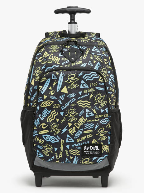 Sac A Dos Ã  Roulettes 2 Compartiments Rip curl Noir bts 137MBA