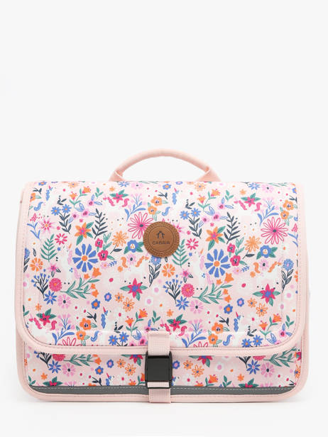 2-compartment Satchel Cabaia Pink school S