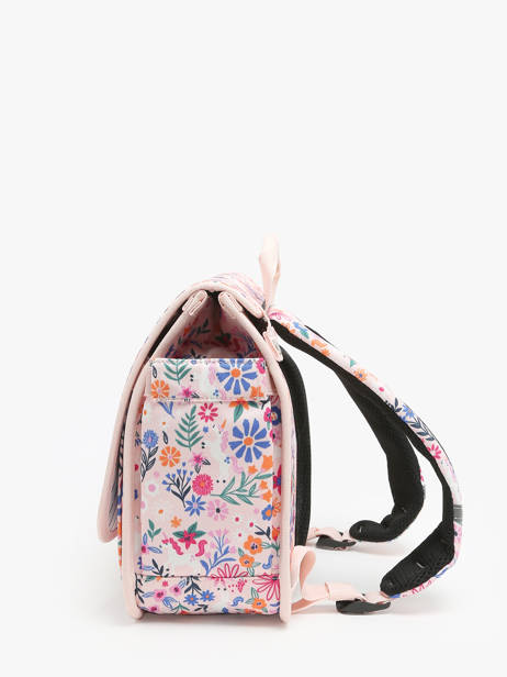 2-compartment Satchel Cabaia Pink school S other view 2