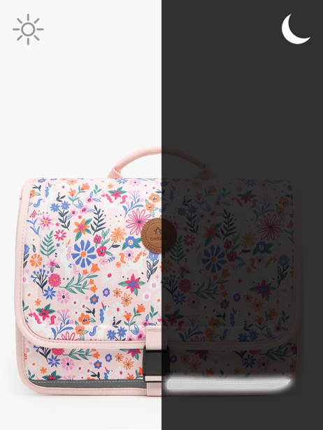 2-compartment Satchel Cabaia Pink school S other view 6