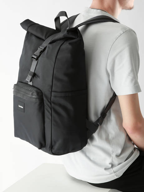 Sac Ã  Dos Calvin klein jeans Noir ck essential K511859 vue secondaire 1
