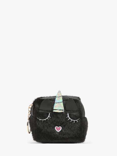 Coin Purse Miniprix Black fur 78PM10