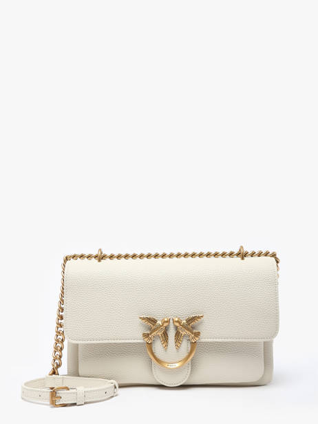 Sac BandouliÃ¨re Love Bag Soft Cuir Pinko Beige love bag soft 4528A29Q