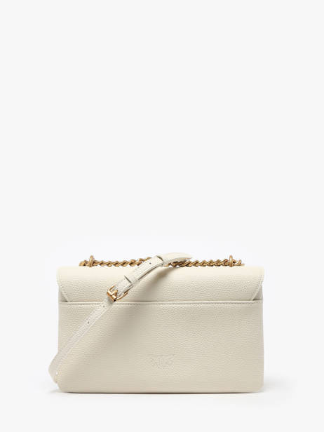 Sac BandouliÃ¨re Love Bag Soft Cuir Pinko Beige love bag soft 4528A29Q vue secondaire 4