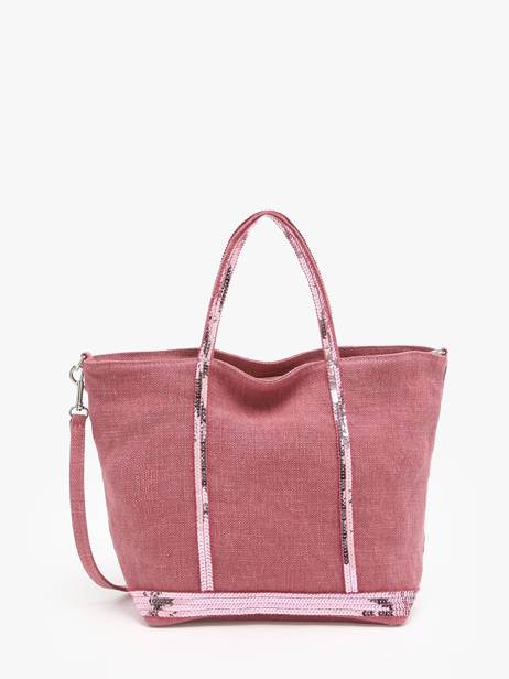 Petit Cabas ZippÃ© Lin Et Paillettes Vanessa bruno Rose cabas lin 31V40435