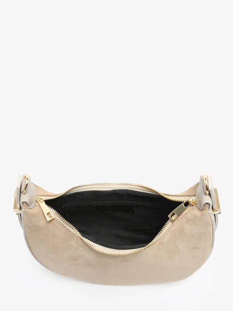 Sac Porté épaule Velvet Caviar Cuir Milano Beige velvet caviar VC24119 vue secondaire 3