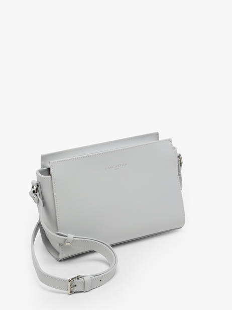 Sac BandouliÃ¨re Smooth Cuir Lancaster Gris smooth 437-02 vue secondaire 2