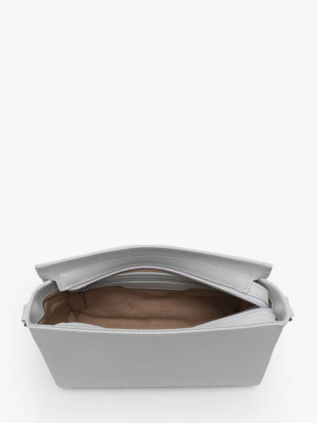 Sac BandouliÃ¨re Smooth Cuir Lancaster Gris smooth 437-02 vue secondaire 3