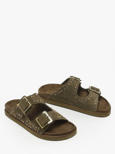 Mules Fusbett Colors of california Vert women HCBIOW05 vue secondaire 1