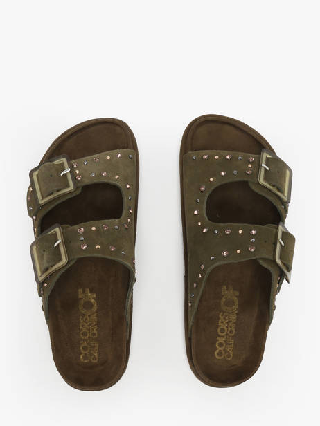 Mules Fusbett Colors of california Vert women HCBIOW05 vue secondaire 3