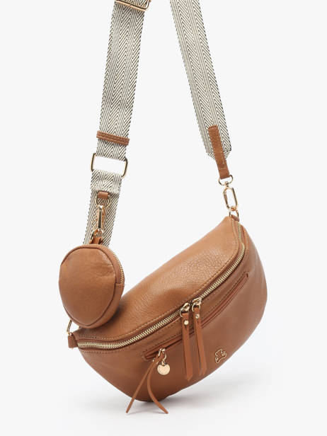 Sac Banane Lulu castagnette Marron zip YSALINE vue secondaire 1