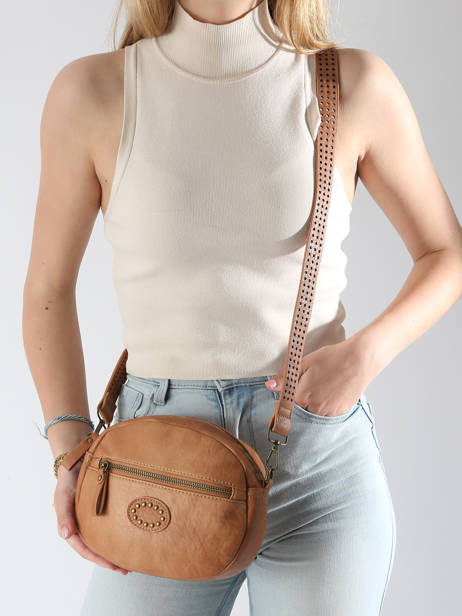 Sac BandouliÃ¨re Bubble Miniprix Marron bubble 2236 vue secondaire 1