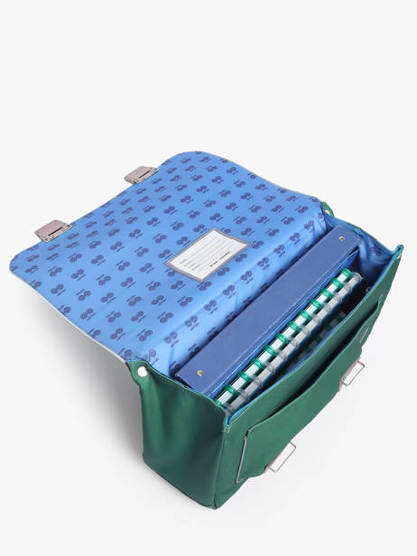 2-compartment Satchel Jeune premier Green classics C other view 3