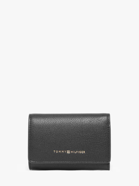 Portefeuille Tommy hilfiger Noir th logotape AW17477