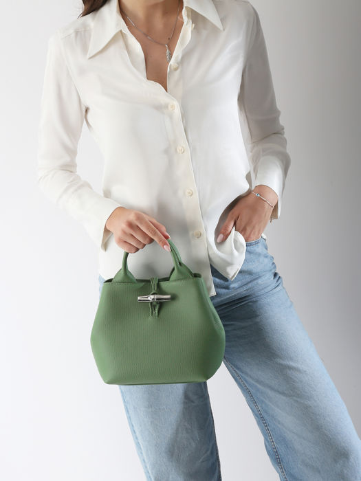 Longchamp Le roseau Sacs porté main Vert