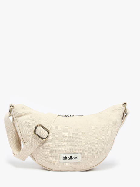 Sac Bandoulière Jute Coton Hindbag Beige jute JU