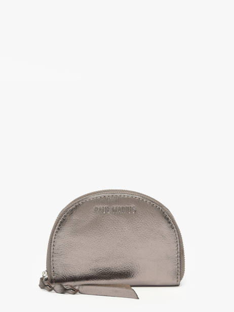 Leportefeuille Manon Cuir Paul marius Argent vintage MANON