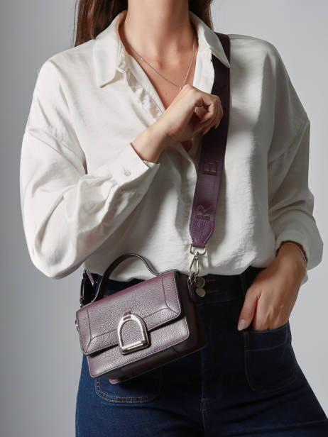 Sac Bandoulière Xs Altesse Cuir Etrier Violet altesse EALT048X vue secondaire 1