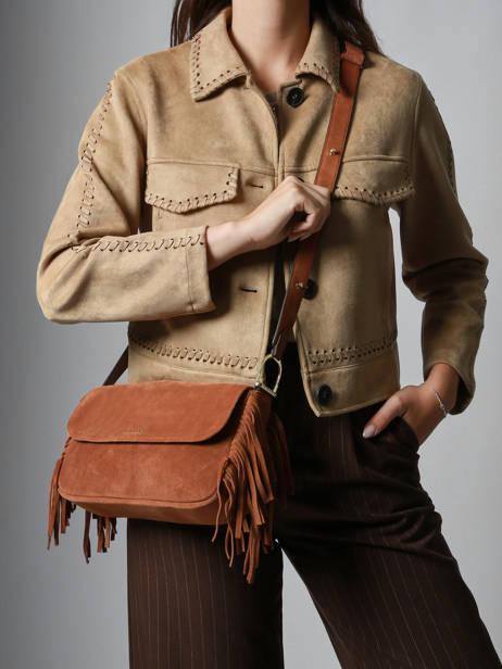 Sac Porté épaule Country Cuir Etrier Marron country ECOU145M vue secondaire 2