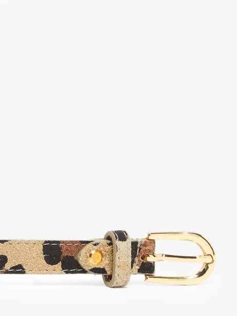 Ceinture Réglable Milano Beige velvet leopardo VL25068 vue secondaire 1