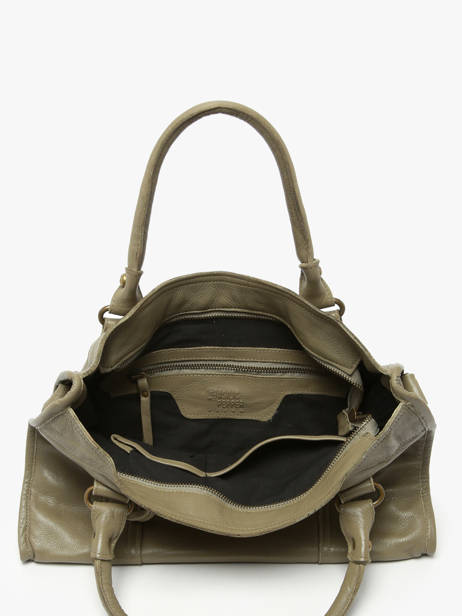 Sac Porté Main Cow Cuir Basilic pepper Vert cow BCOW22 vue secondaire 3