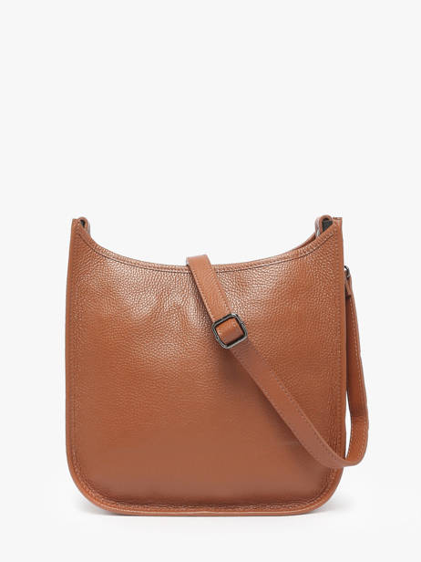 Sac Bandoulière Caviar Cuir Milano Marron caviar CA25068 vue secondaire 4