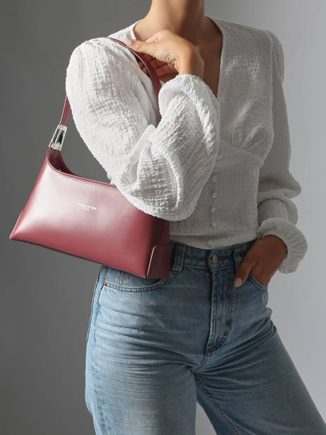 Sac Baguette Suave Cuir Lancaster Rose suave ace 20 vue secondaire 1