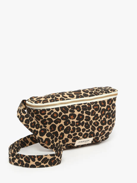 Le Sac Banane Custine Coton Recyclé Rivedroite Marron forever wild CUSTIFOR vue secondaire 2