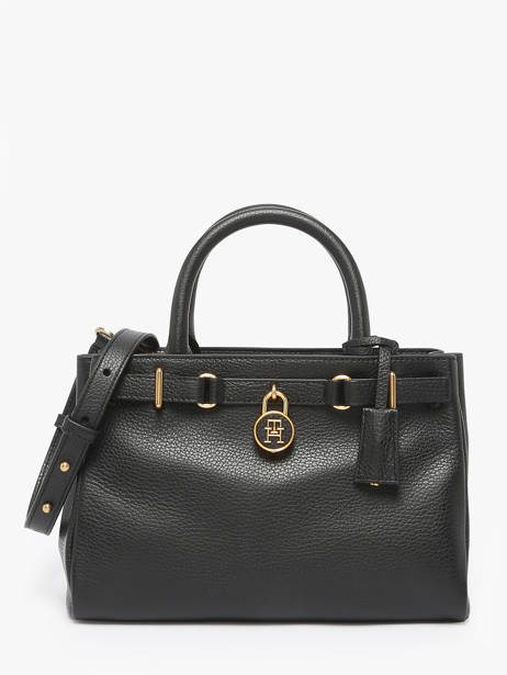 Sac Porté Main American Icon Cuir Tommy hilfiger Noir american icon AW17926