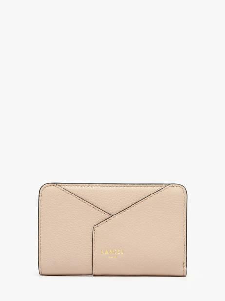 Portefeuille Cuir Lancel Beige enveloppe A13710