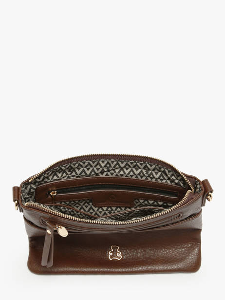 Sac Bandoulière Zip Lulu castagnette Marron zip ZAHARA vue secondaire 3