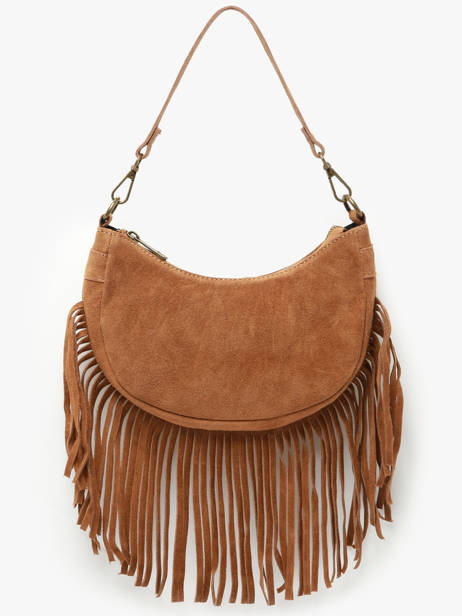 Sac Porté épaule Velvet Milano Marron velvet VE25064 vue secondaire 2