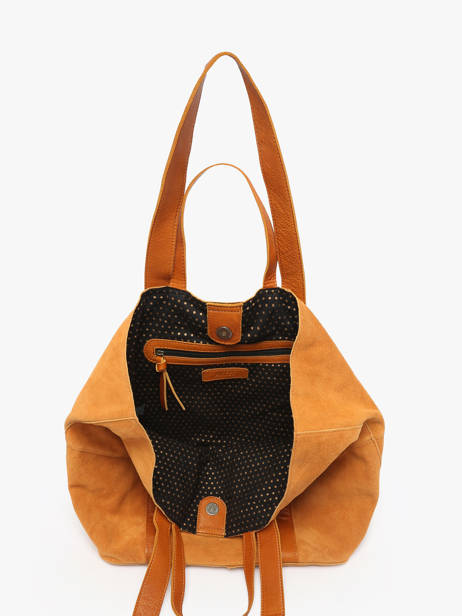 Sac Porté épaule Jasmin Cuir Pieces Marron jasmin 17160092 vue secondaire 3