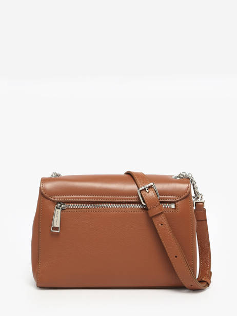 Sac Bandouliere Foulonne Pia Cuir Lancaster Marron pia 60 vue secondaire 4