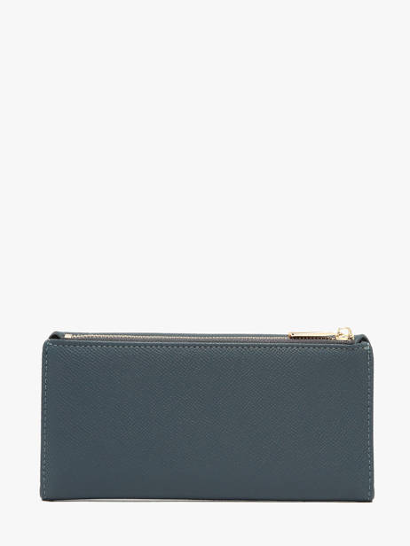 Portefeuille Saffiano David jones Bleu saffiano P164 vue secondaire 3