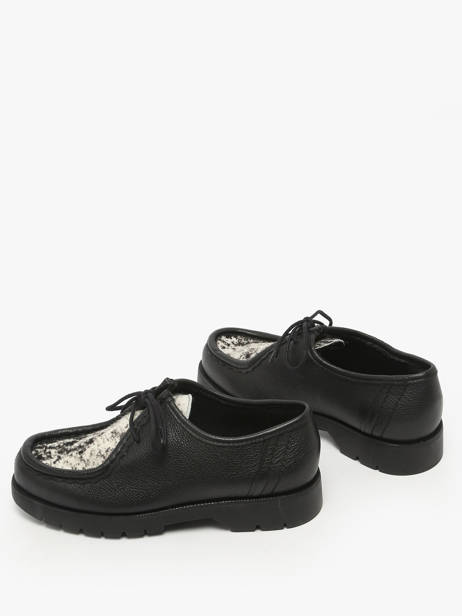 Chaussures Derbies En Cuir Kleman Noir women PADRINIB vue secondaire 2
