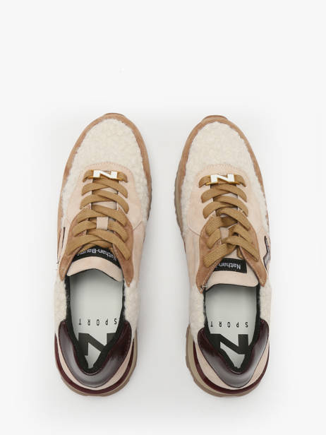 Sneakers En Cuir Nathan baume Multicolore women 52NS0704 vue secondaire 3