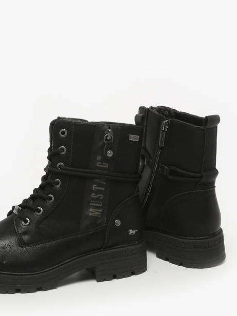 Bottines Mustang Noir women M0042003 vue secondaire 2