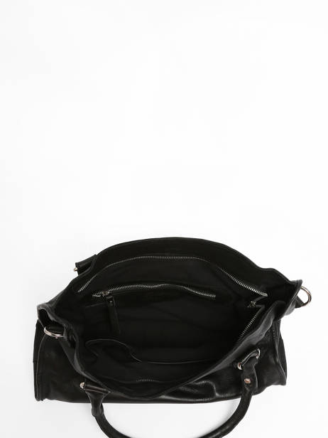 Sac Porté Main Cuir Basilic pepper Noir glam BGLA22 vue secondaire 4