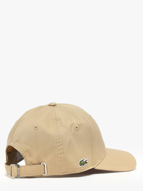 Casquette Lacoste Beige accessoires RK034200 vue secondaire 2