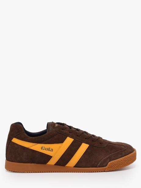 Sneakers Harrier En Cuir Gola Marron men CMA192