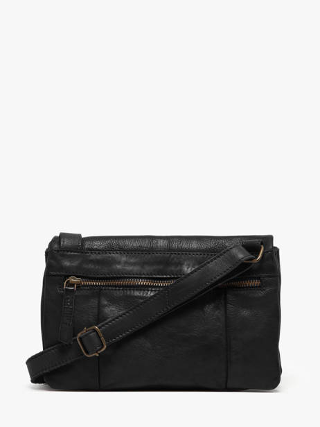 Sac Bandoulière Heritage Cuir Biba Noir heritage BT33 vue secondaire 4