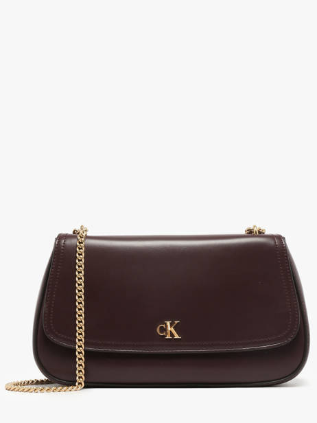 Sac Bandoulière Hardware Monogram Calvin klein jeans Marron hardware monogram 4F3171G